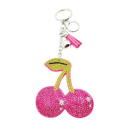 Colgante brillante para bolso - Cerezas Brillantes